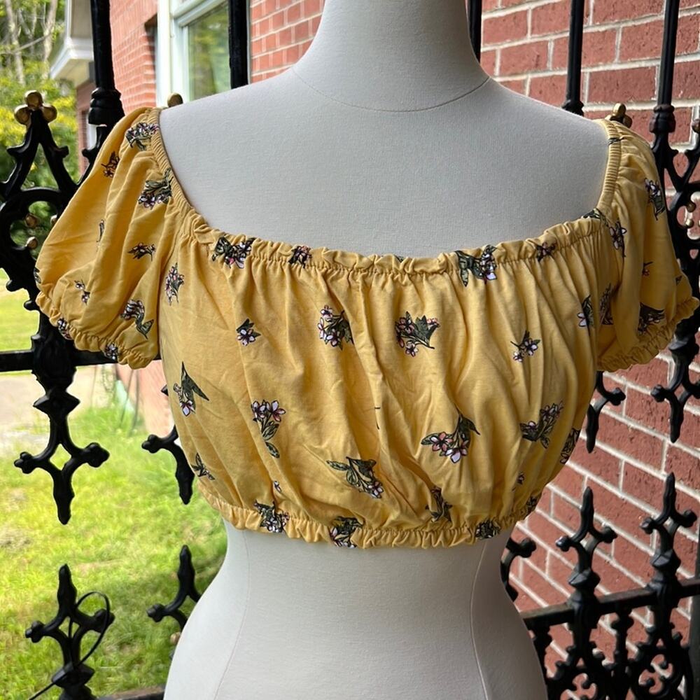 Kendall & Kylie Crop Top Blouse Women's XL